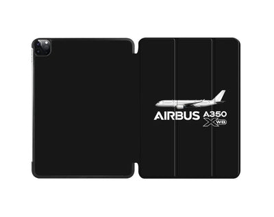 The Airbus A350 WXB aviation design on iPad case for iPad.
