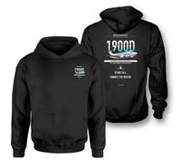 Thumbnail for Beechcraft 1900D design on black hoodie