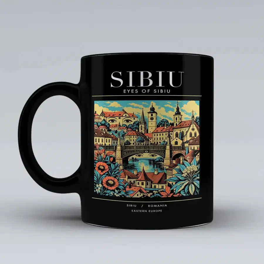 SIBIU - Poster - Mug - Black