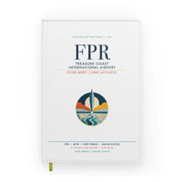 Thumbnail for Treasure Coast International Airport (FPR) design on white notebook