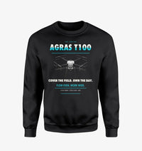 Thumbnail for DJI Agras T100 design on black sweatshirt