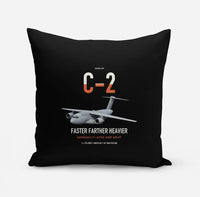 Thumbnail for Kawasaki C-2 design on black pillow