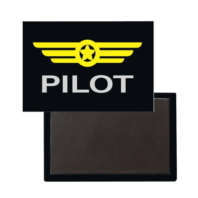 Pilot aviation themed magnet, strong neodymium core.