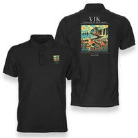 Thumbnail for VIK - Poster - Double-Side Polo - Black