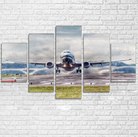 Thumbnail for Departing Boeing 737 canvas - Multiple (5 Panels)