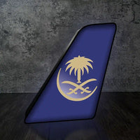 Thumbnail for Saudia Arabian Airlines Led Aircraft Tail aviation art 3D aircraft tail lamp in premium acrylic with LED.