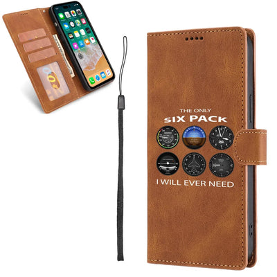 The Only Six Pack I Will Ever Need Leather Samsung A aviation design on leather Samsung Galaxy A-series case for Samsung Gala.