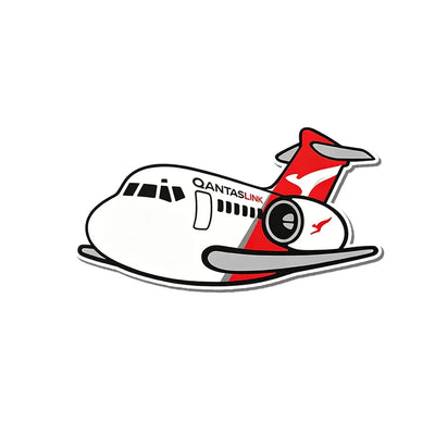 Qantaslink Boeing 717 aviation design airplane sticker in weather-resistant vinyl.