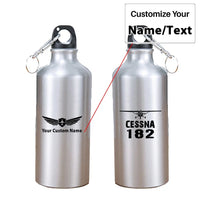 Thumbnail for Cessna 182 & Plane aviation design on thermos, vacuum-insulated.
