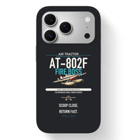 Thumbnail for Air Tractor AT-802F Fire Boss design on black magsafe iphone case, for iPhone 17 Pro