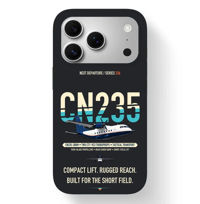 Airbus CN235-300M Case design on black iphone case
