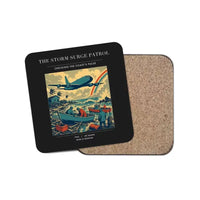 Thumbnail for The Storm Surge Patrol - Designed Coasters design on black 1-piece