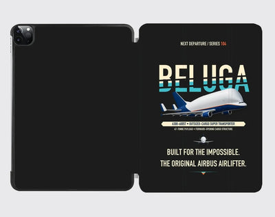 Airbus A300-600ST BelugaST design on black ipad tablet case