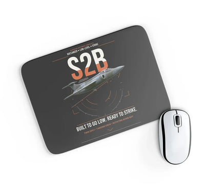 Blackburn Buccaneer S2B design on black rectangle mouse pad