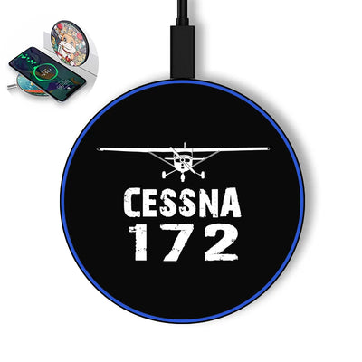 Cessna 172 & Plane aviation design on durable build wireless charger.