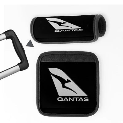 Qantas Airlines Airways Airlines Neoprene aviation design luggage handle cover, soft silicone construction.