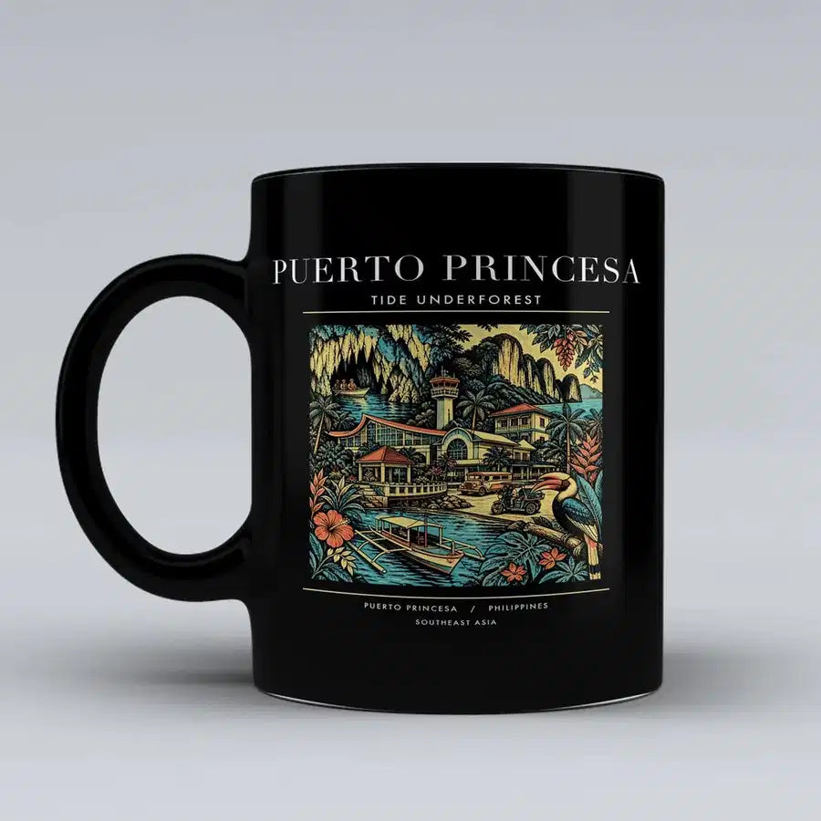 PUERTO PRINCESA - Poster - Mug - Black