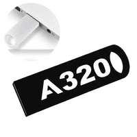 Thumbnail for Airbus A320 Flat Text aviation design on durable waterproof casing waterproof USB device.