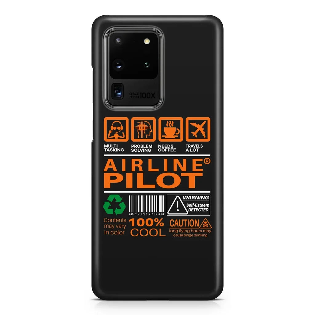 Airline Pilot Label Samsung Case
