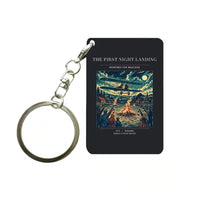 Thumbnail for VINTAGE G4327 - The First Night Landing - Designed Key Chain design on black