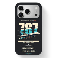 Thumbnail for Boeing 787-8 Dreamliner design on black magsafe iphone case