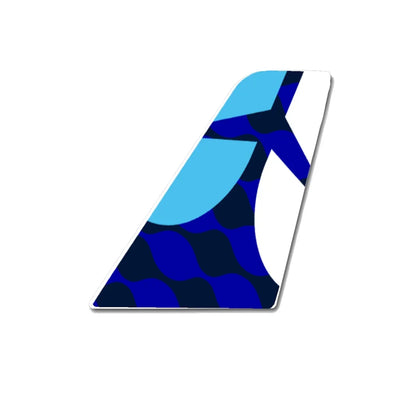 CommuteAir 1 aviation design tail sticker in weather-resistant vinyl.