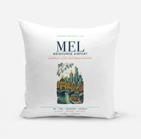 Thumbnail for Melbourne Airport (MEL) design on white pillow