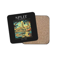 Thumbnail for SPLIT - Poster - Coaster - Black