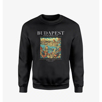 Thumbnail for BUDAPEST - Poster - Sweatshirt - Black