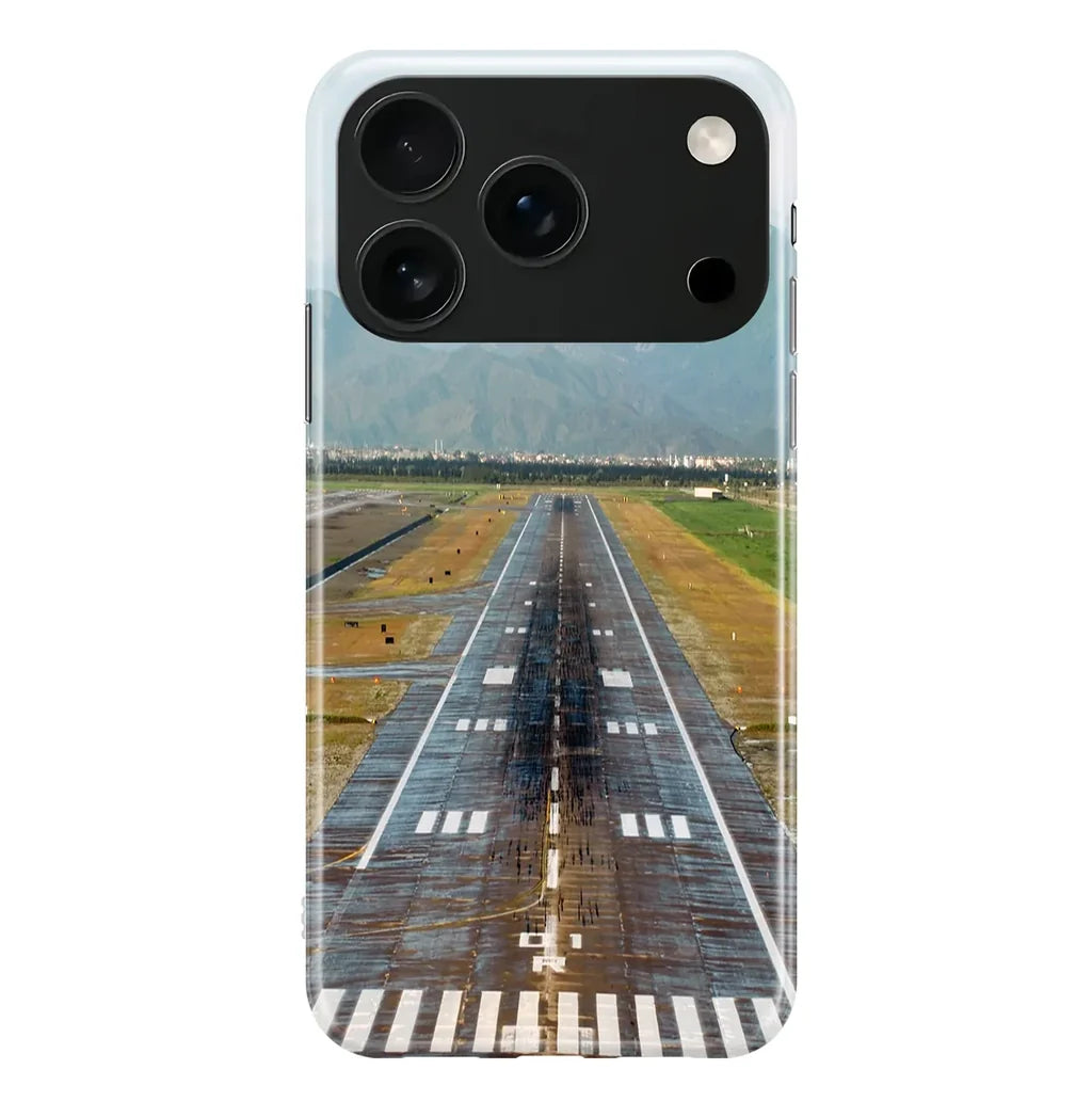 Amazing Mountain View & Runway iPhone Case