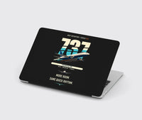 Thumbnail for Boeing 737 MAX 9 design on black MacBook case