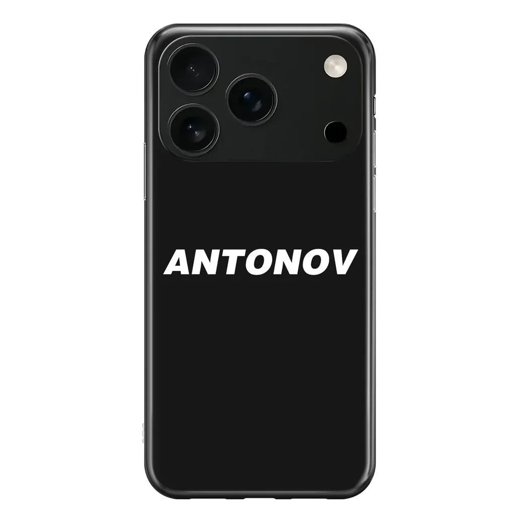 Antonov & Text iPhone Case