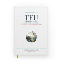 Thumbnail for Chengdu Tianfu International Airport (TFU) design on white notebook
