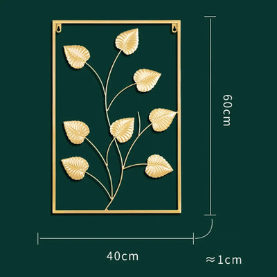 Spring perilla leaves Wall Decoration/Hanging: For Living Room aviation design on premium decorative material hanging wall de.
