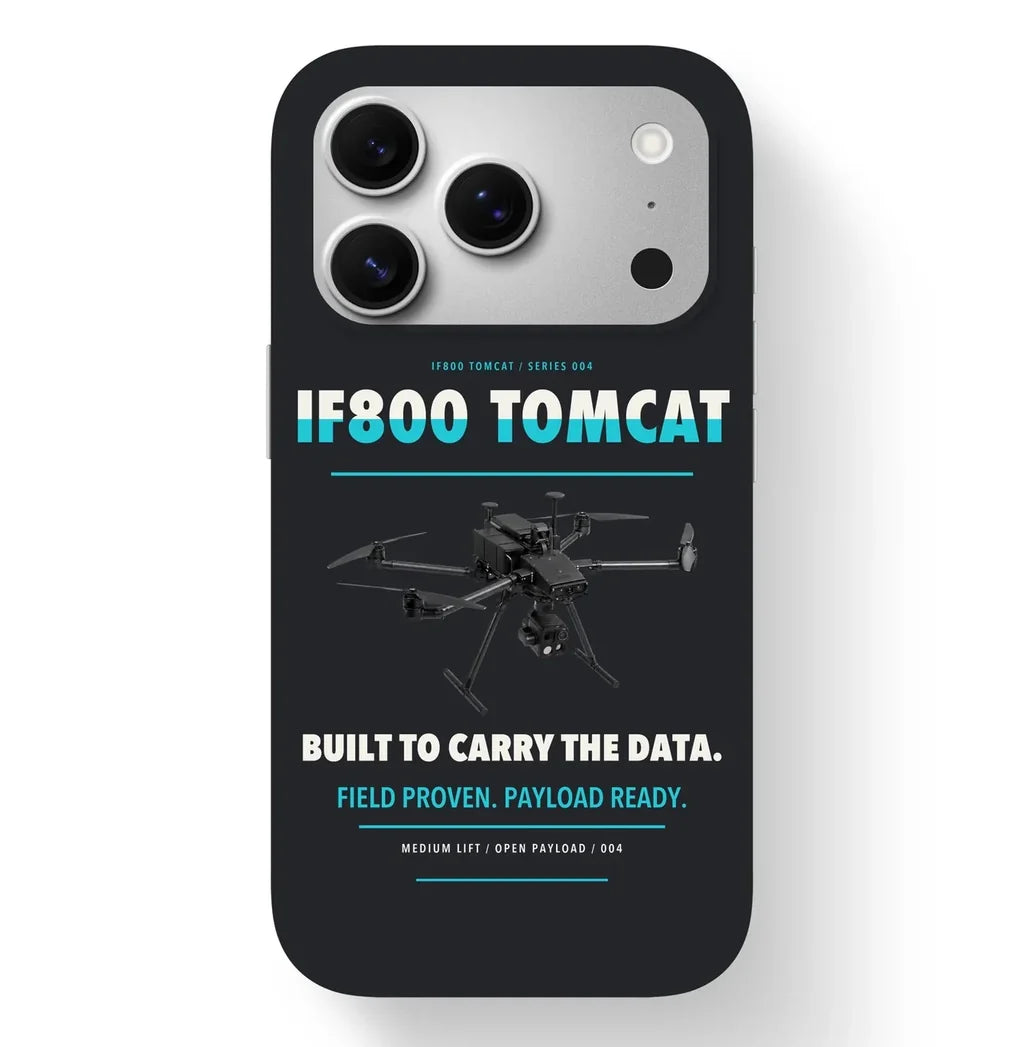Inspired Flight IF800 Tomcat Case design on black iphone case