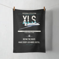 Thumbnail for Cessna Citation XLS design on black towel