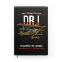 Thumbnail for Fokker Dr.I design on black notebook