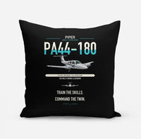 Thumbnail for Piper PA-44-180 Seminole design on black pillow