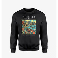 Thumbnail for BEQUIA - Poster - Sweatshirt - Black