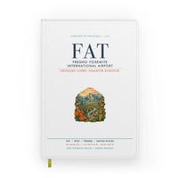 Thumbnail for Fresno Yosemite International Airport (FAT) design on white notebook