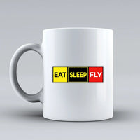 Thumbnail for Customisable Eat Sleep Fly Mug - view 2