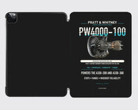 Thumbnail for PW4000-100 design on black ipad tablet case