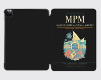 Thumbnail for Maputo International Airport (MPM) design on black ipad tablet case