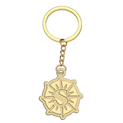 Sun Country Airlines aviation hollow key chain in polished alloy.