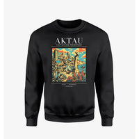 Thumbnail for AKTAU - Poster - Sweatshirt - Black