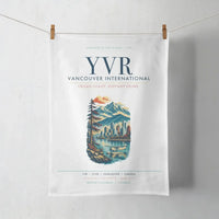 Thumbnail for Vancouver International Airport (YVR) design on white towel