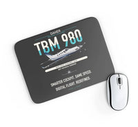 Thumbnail for Daher TBM 980 design on black rectangle mouse pad