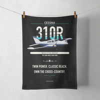 Thumbnail for Cessna 310R design on black towel