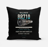 Thumbnail for BR710 design on black pillow