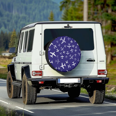 Different Sizes Seamless Airplanes Tire Cover